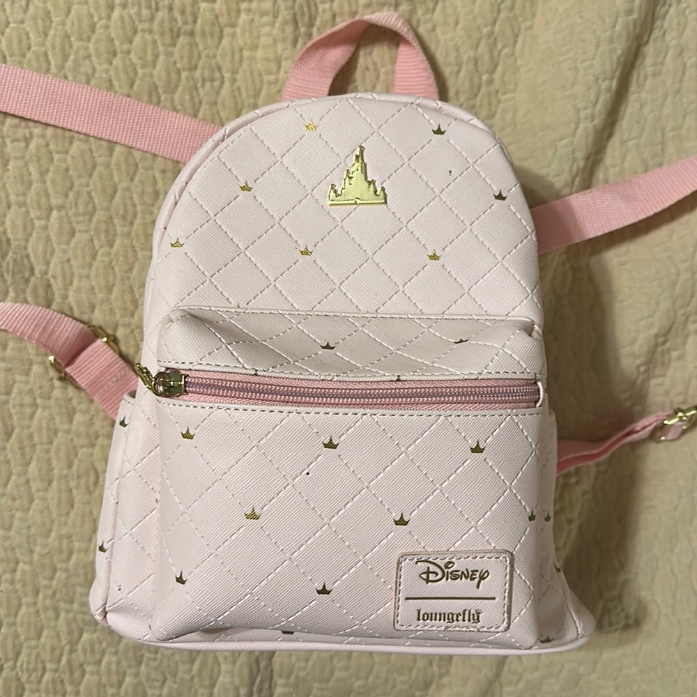 Pink Castle Disney Loungefly Bag